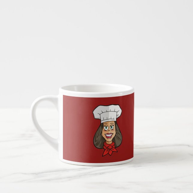 Woman Chef Espressomugg (Vänster)