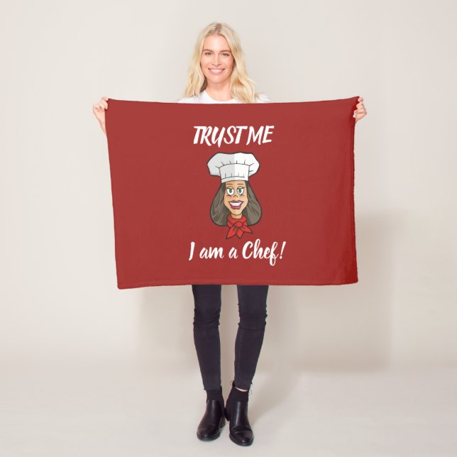 Woman Chef Fleecefilt (På plats)