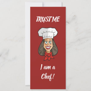 Woman Chef Inbjudningar