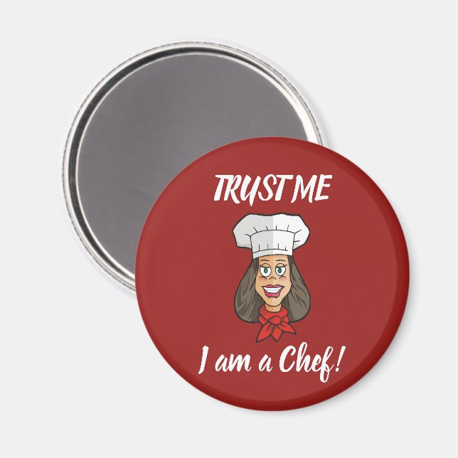 Woman Chef Magnet (Front/Back)