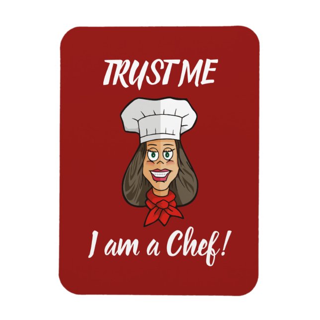 Woman Chef Magnet (Vertikal)