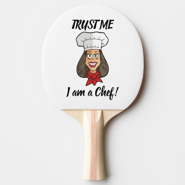 Woman Chef Pingisracket (Framsidan)