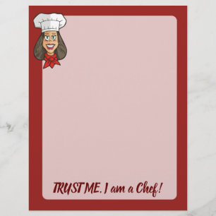 Woman Chef Reklamblad