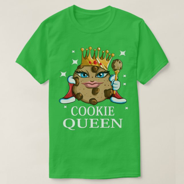 Woman Cookie Älskare Sweets Baking Funny Cookie Qu T Shirt (Design framsida)