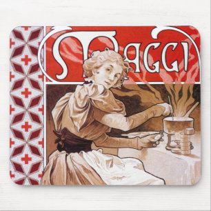 Woman Cooking, Alphonse Mucha Musmatta