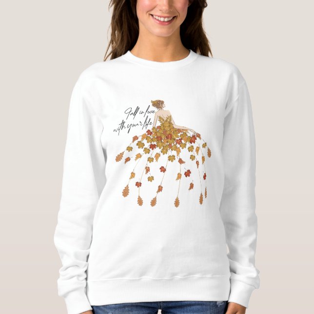 Woman Fall Dry Lövs T Shirt (Framsida)
