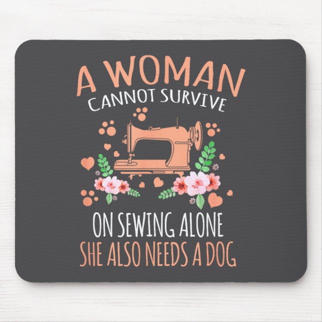 Woman Funny Sewing Quote  Musmatta (Framsidan)
