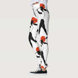 Woman Golfer Designer Leggings