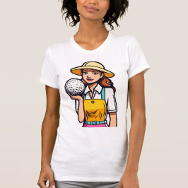 Woman Golfer - Golf T-Shirt