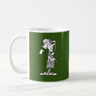 Woman Golfer Mugg
