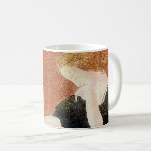 Woman Holding a Ro, Maurice Denis Kaffemugg (Framsida höger)