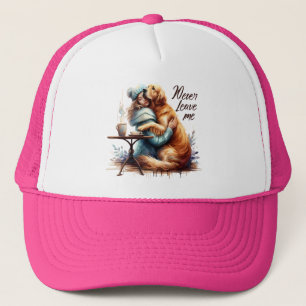 Woman Hugger Hund Keps