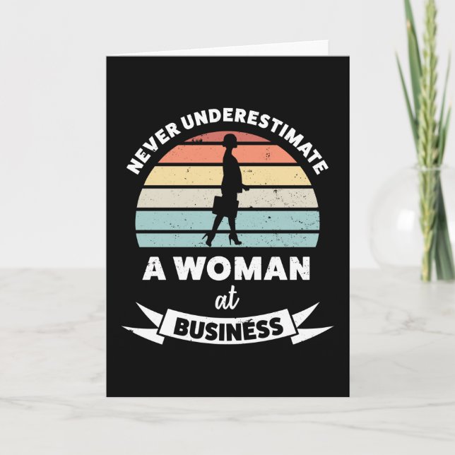 Woman i Business Business Business Business Busine Kort (Framsida)