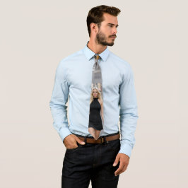 Woman in black slips