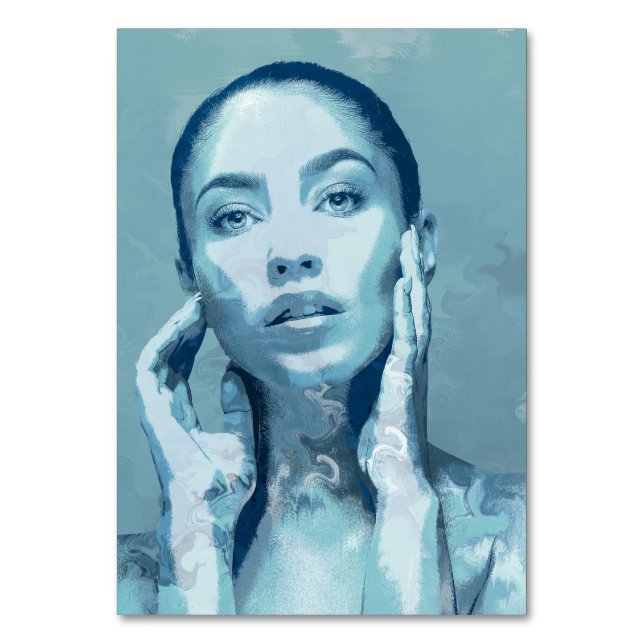 "Woman in Blue" Bordsnummer (Framsidan)