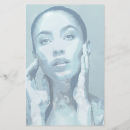 "Woman in Blue"  Brevpapper