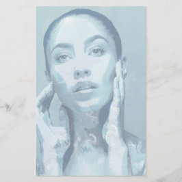 "Woman in Blue"  Briefpapier Brevpapper