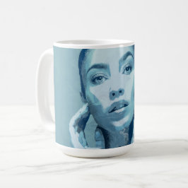 "Woman in Blue" Kaffemugg