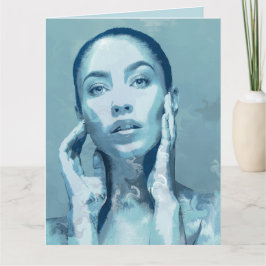 "Woman in Blue" Kort