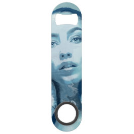 "Woman in Blue" Långa Flaskppnare
