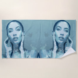 "Woman in Blue" Premium Canvas 