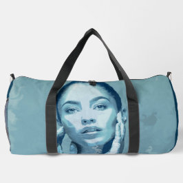 "Woman in Blue" Premium Canvas