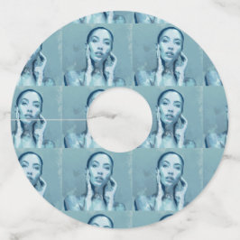 "Woman in Blue" Premium Canvas 