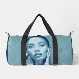 "Woman in Blue" Premium Canvas