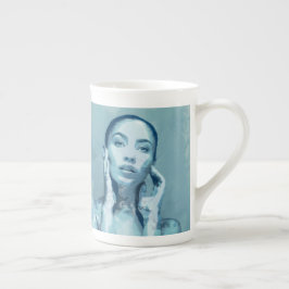 "Woman in Blue" Premium Canvas  Benporslin Mugg