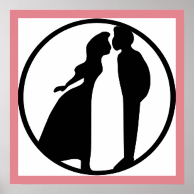 WOMAN KISSING MAN POSTER (Framsidan)