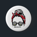 Woman Lacrosse Bandana Sungles Mamma Life Mor Da Knapp<br><div class="desc">Woman Lacrosse Bandana Sungles Mamma Life Mors dag Mamma</div>