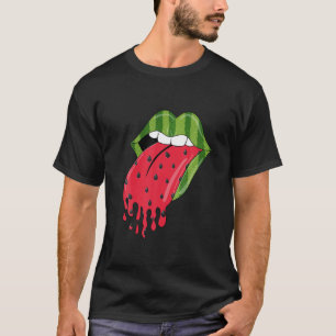 Woman Lip Melon Mamma Watermelon T Shirt