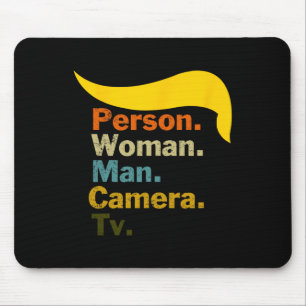 Woman Man Camera Tv Cognitive Test Shirt Trump Wor Musmatta