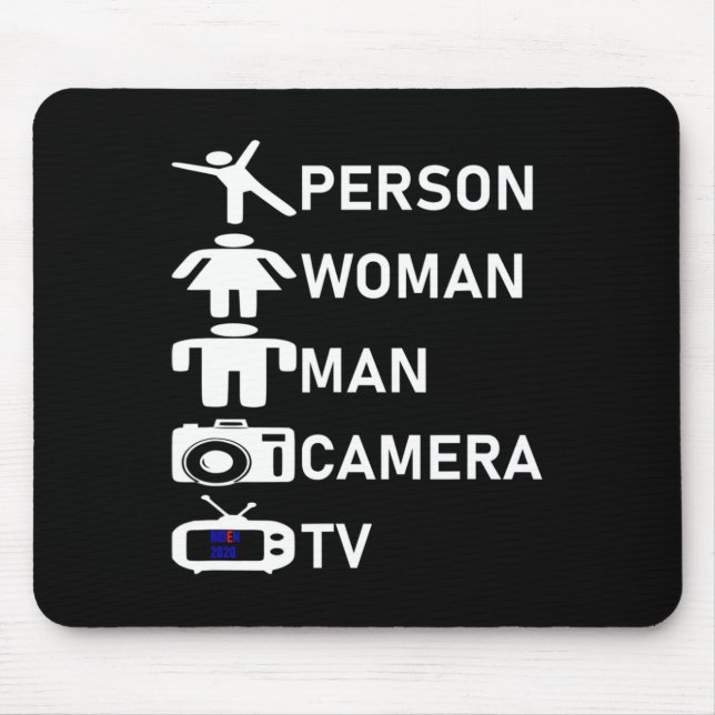 Woman Man Camera Tv Go Vote 2020 Musmatta (Framsidan)