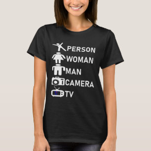 Woman Man Camera Tv Go Vote 2020 T Shirt
