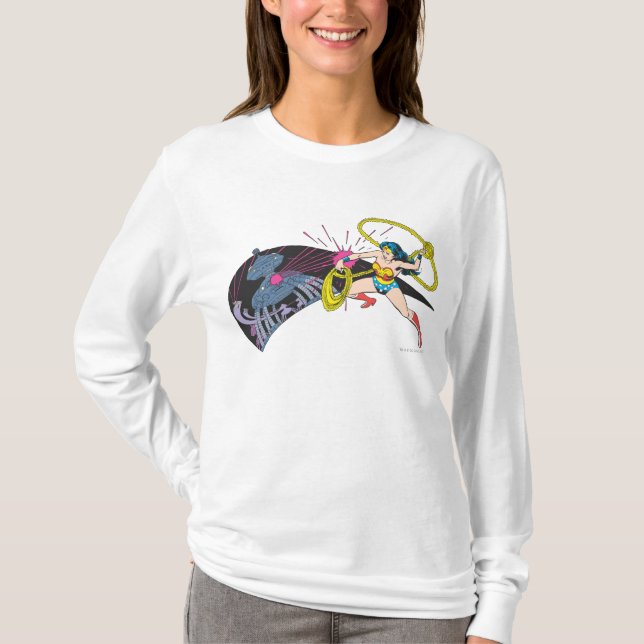  Woman mot Robot Tee (Framsida)