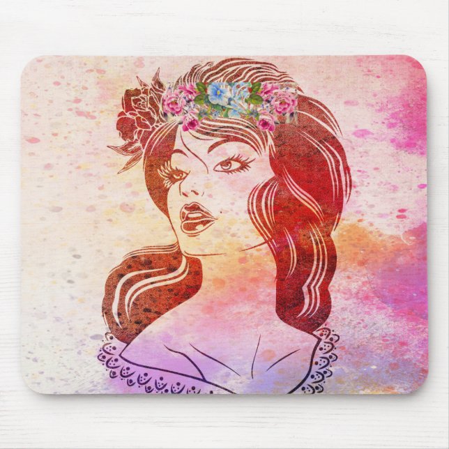 Woman Mouse Pad Musmatta (Framsidan)