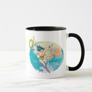 Woman Oceanen Himlar Mugg