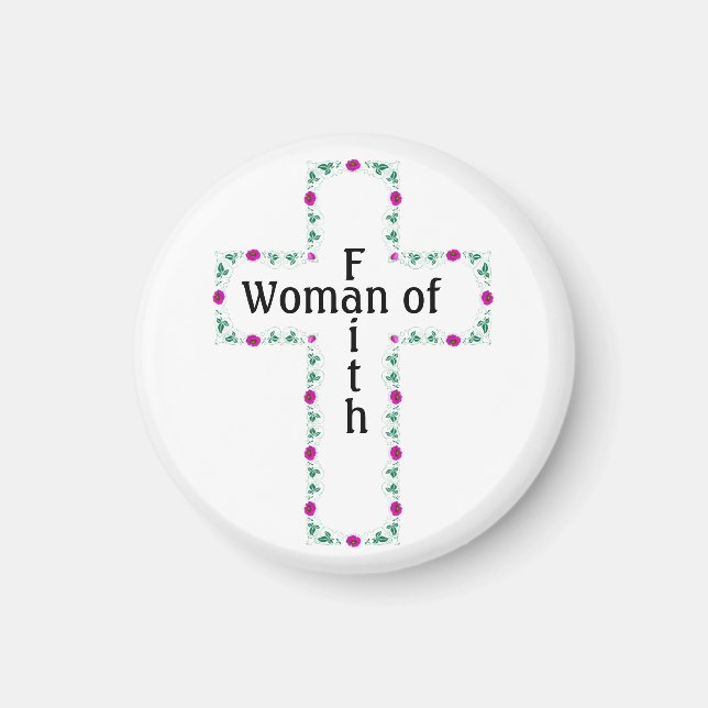 Woman of faith magnet (Framsidan)