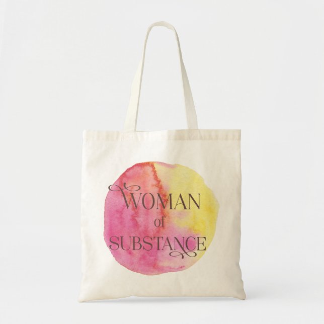 Woman of Substance Tote Bag Tygkasse (Framsidan)