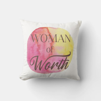 Woman of Worth Kudde