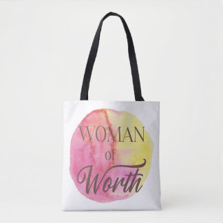 Woman of Worth Tote Bag Tygkasse