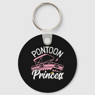 Woman Pontoon Boat Girl I Pontoon Princess Pontoon Nyckelring
