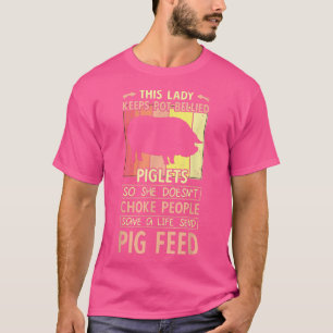 Woman Pot Belllied Gris Design - Woman Gris Farmer T Shirt