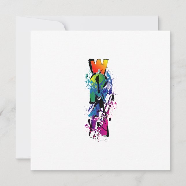 Woman Power Worn Proud Inbjudningar (Framsida)