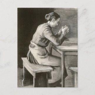 Woman Praying, Vincent van Gogh Vykort