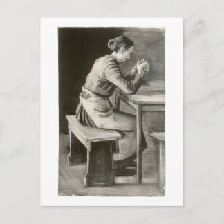 Woman Praying, Vincent van Gogh Vykort