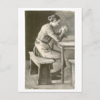Woman Praying, Vincent van Gogh Vykort