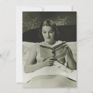 Woman Reading Bok