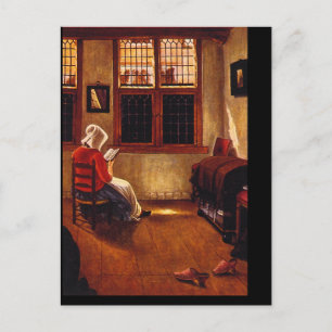 Woman Reading'_Dutch Masters Vykort